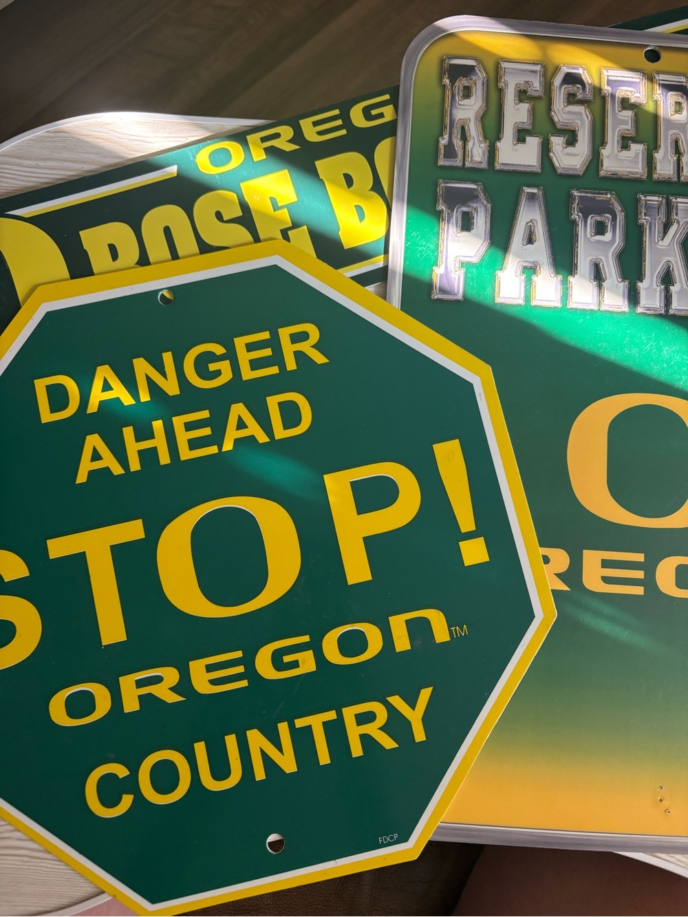 Oregon Green & Yellow Decorative Signs - Retro Road Décor